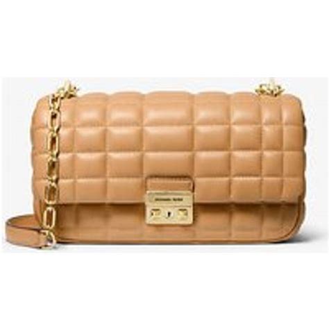 michael kors large lillie shoulder bag|Michael Kors carryall pale peanut.